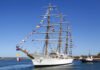 El buque escuela de la Armada se prepara para arribar al país