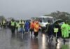 Una multitudinaria manifestación de fe bajo la lluvia hacia Corrientes